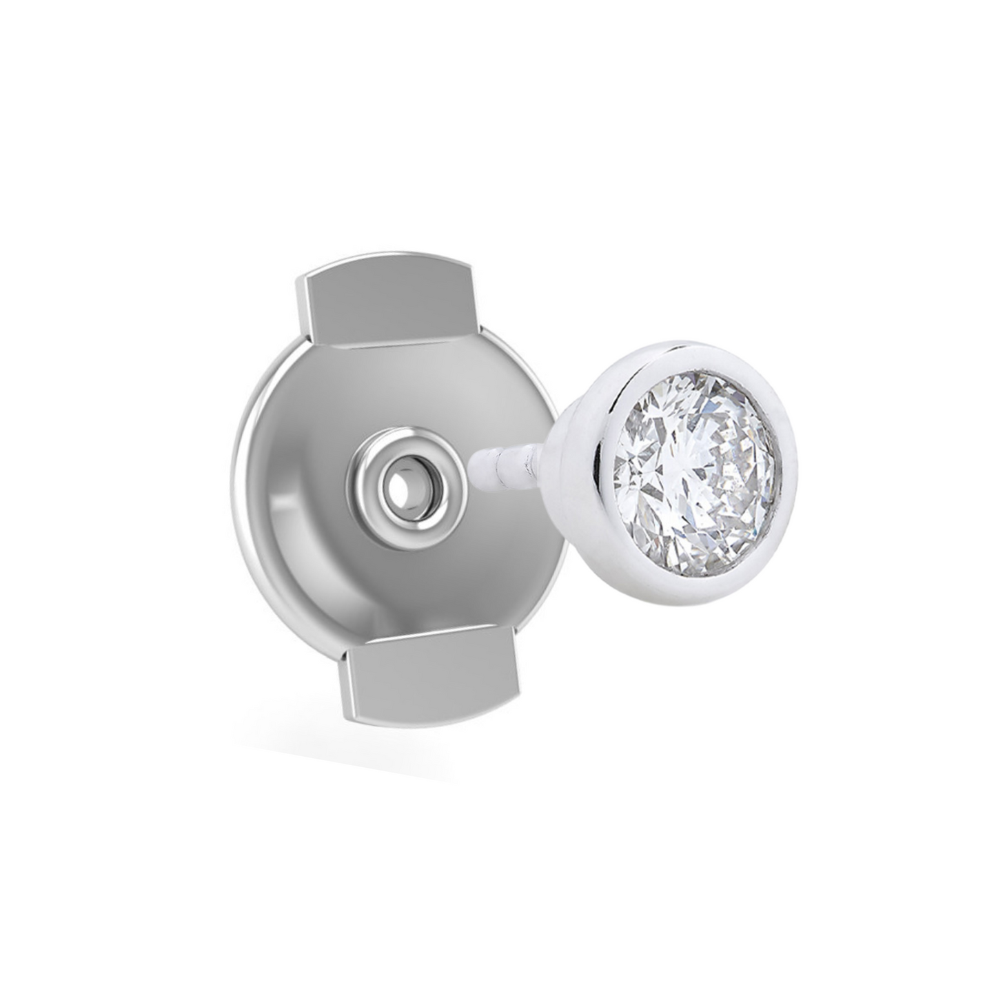 The Starlet Back-Off Stud in Sterling Silver