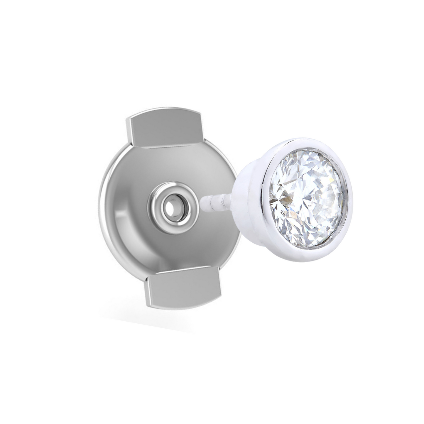 The Starlet Back-Off Stud in Sterling Silver