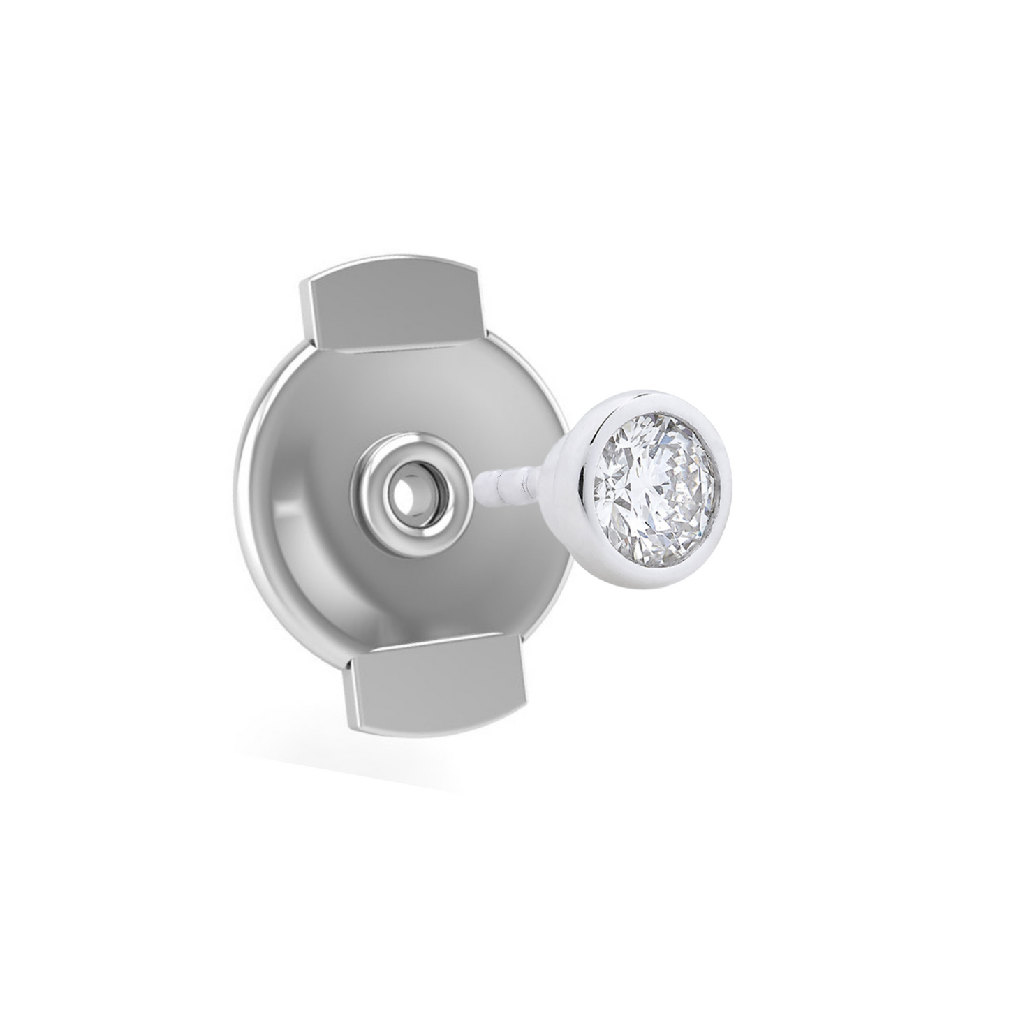 The Starlet Back-Off Stud in Sterling Silver