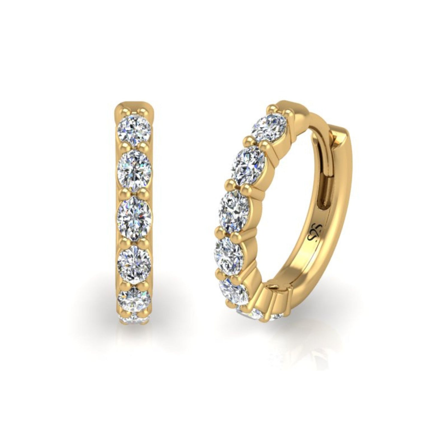 The Big-O Hoops in 14K Yellow Gold