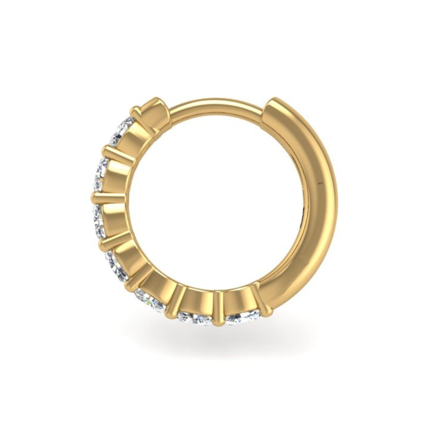 The Big-O Hoops in 14K Yellow Gold