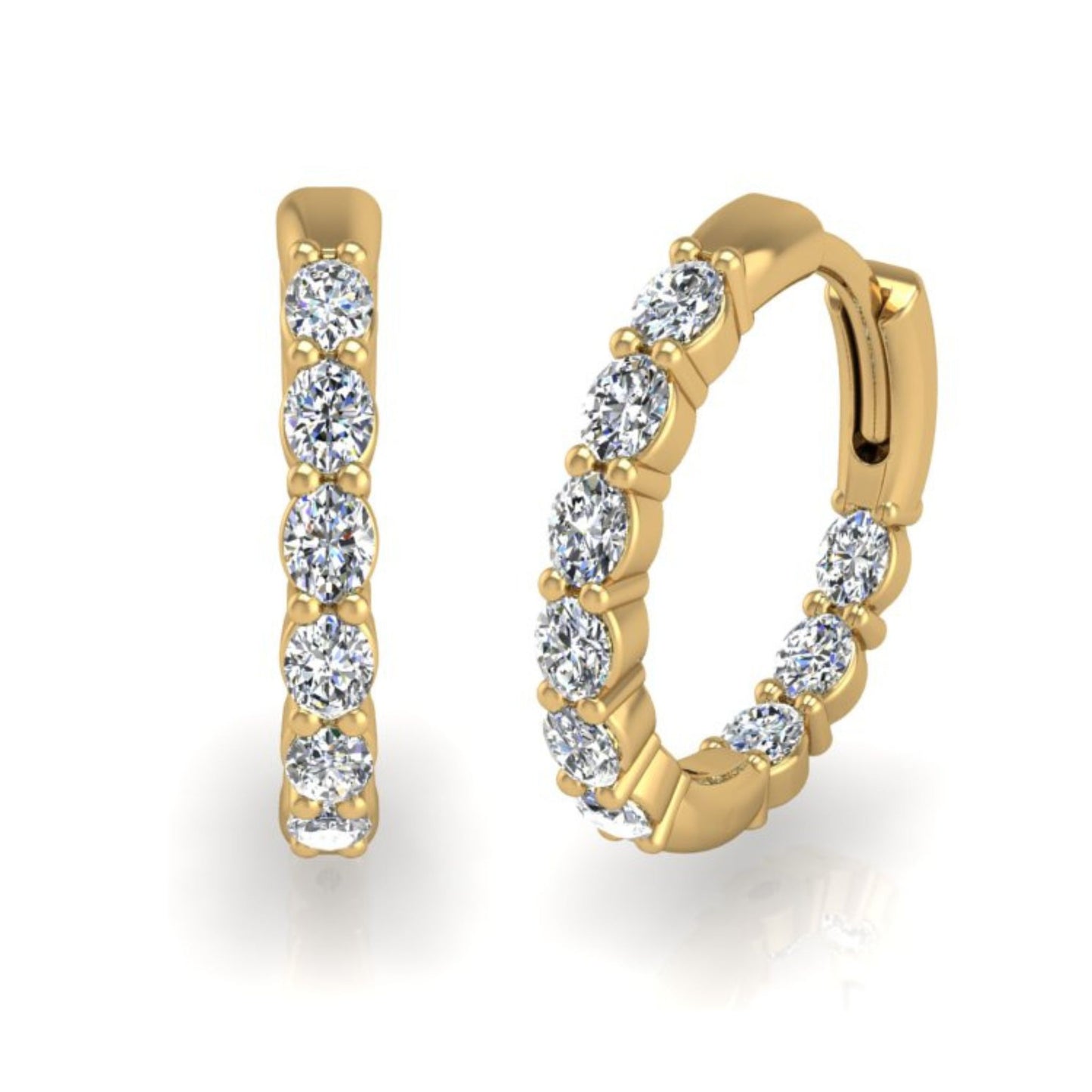 The Big-O Hoops in 14K Yellow Gold