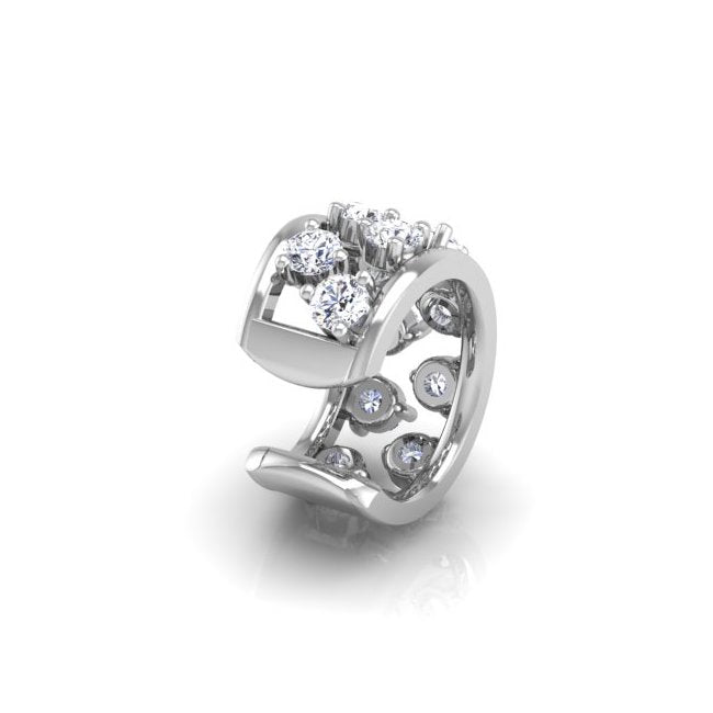 Double-Wave Mid Ear Cuff