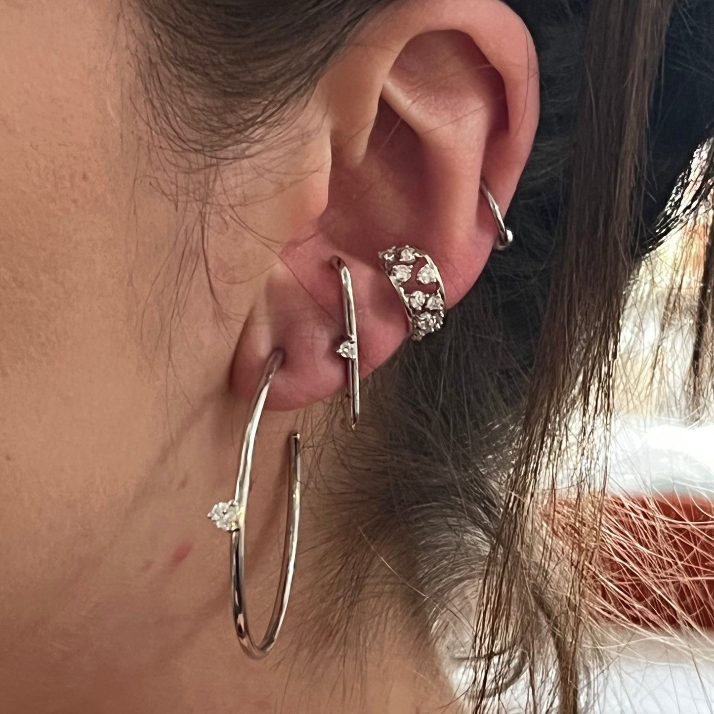 Double-Wave Mid Ear Cuff