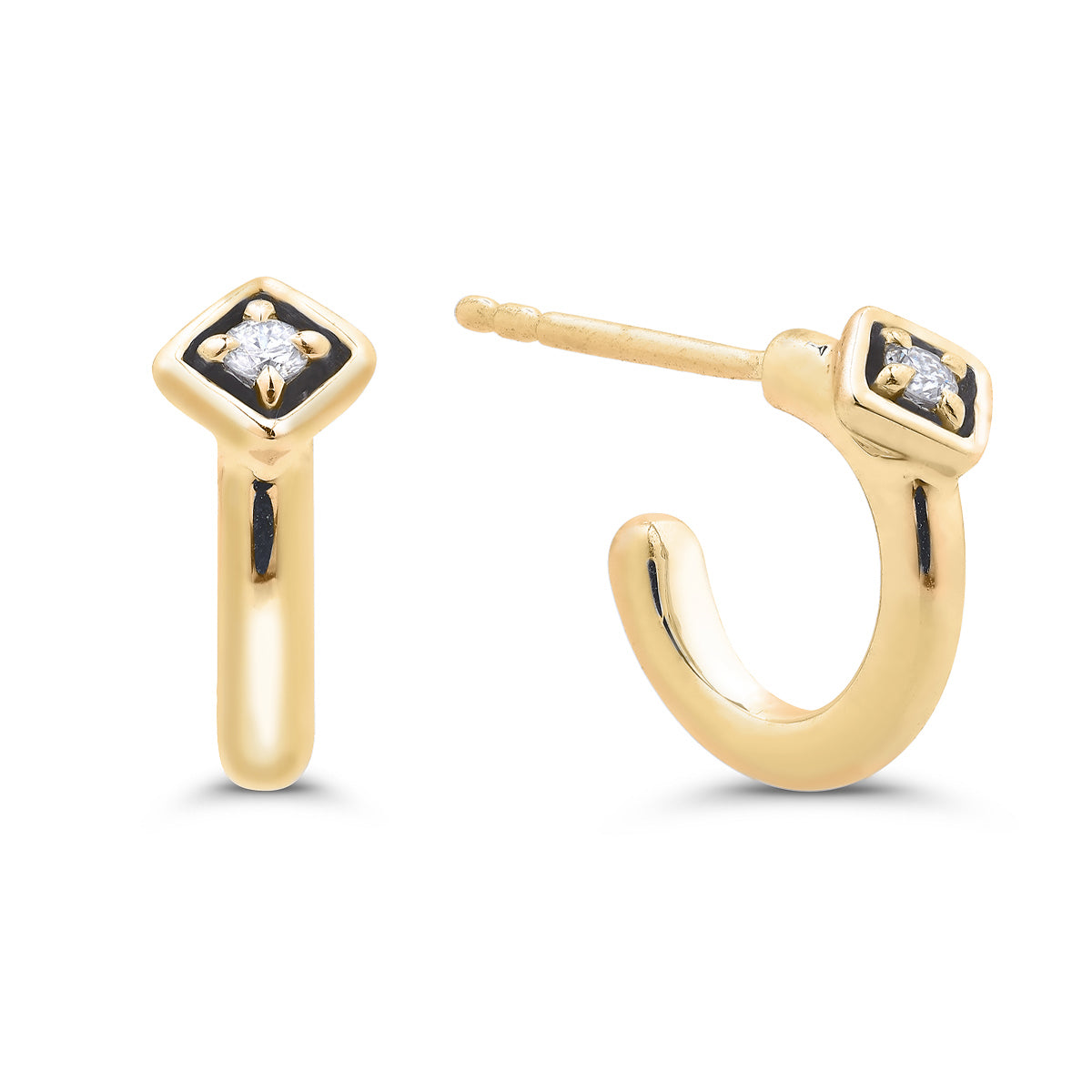 Perfectionist Hoop in 14K Gold
