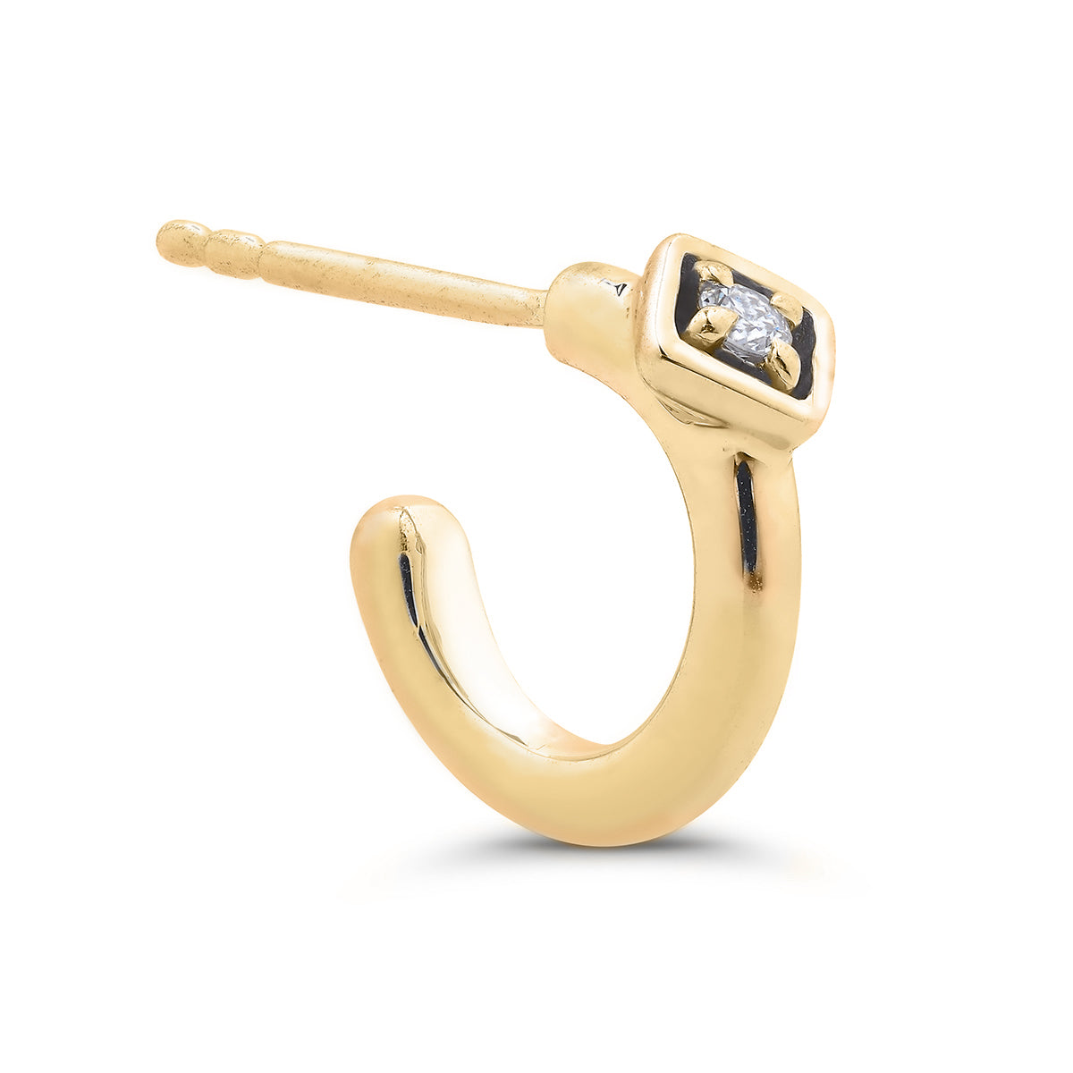 Perfectionist Hoop in 14K Gold