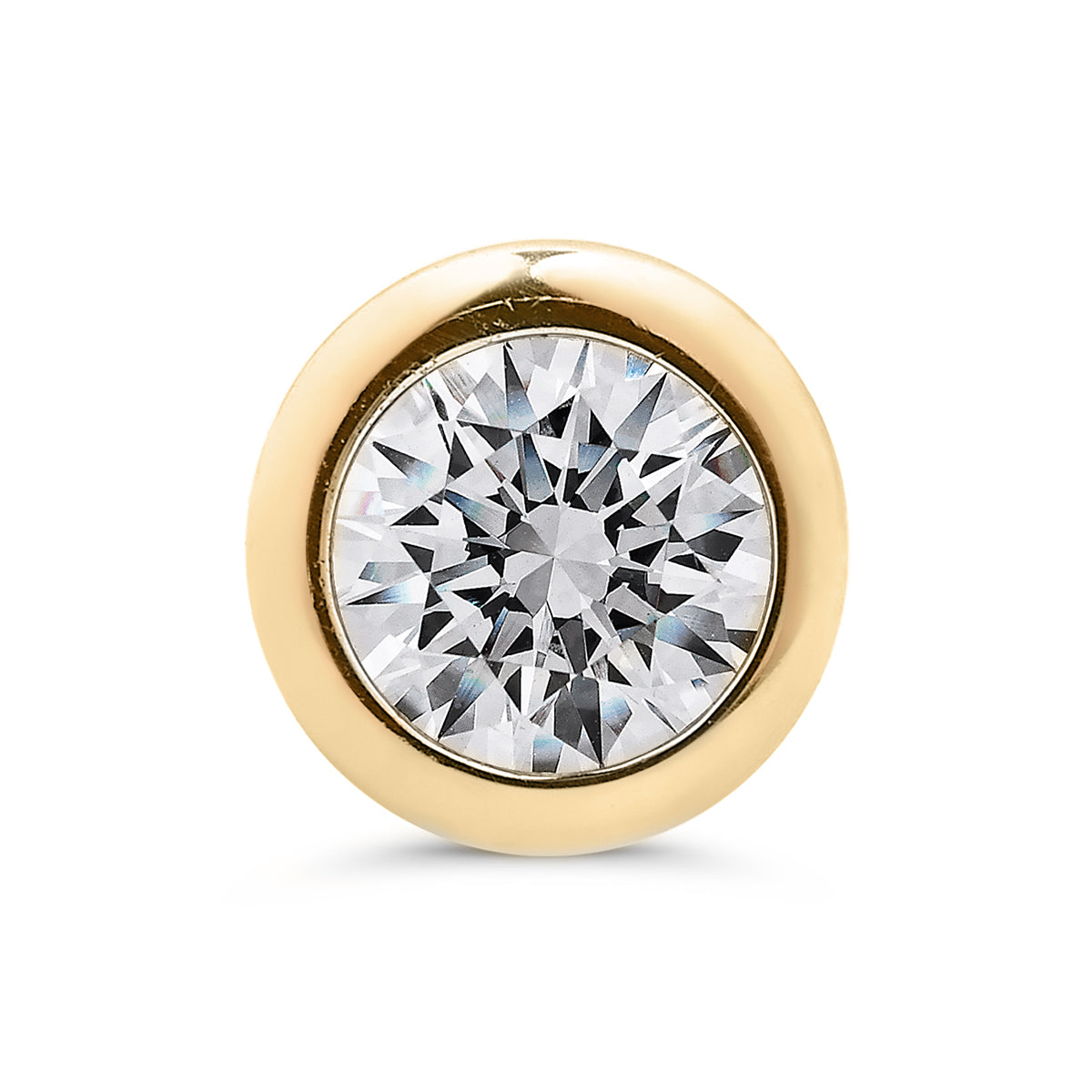 Single-Starlet Stud in 14K Gold