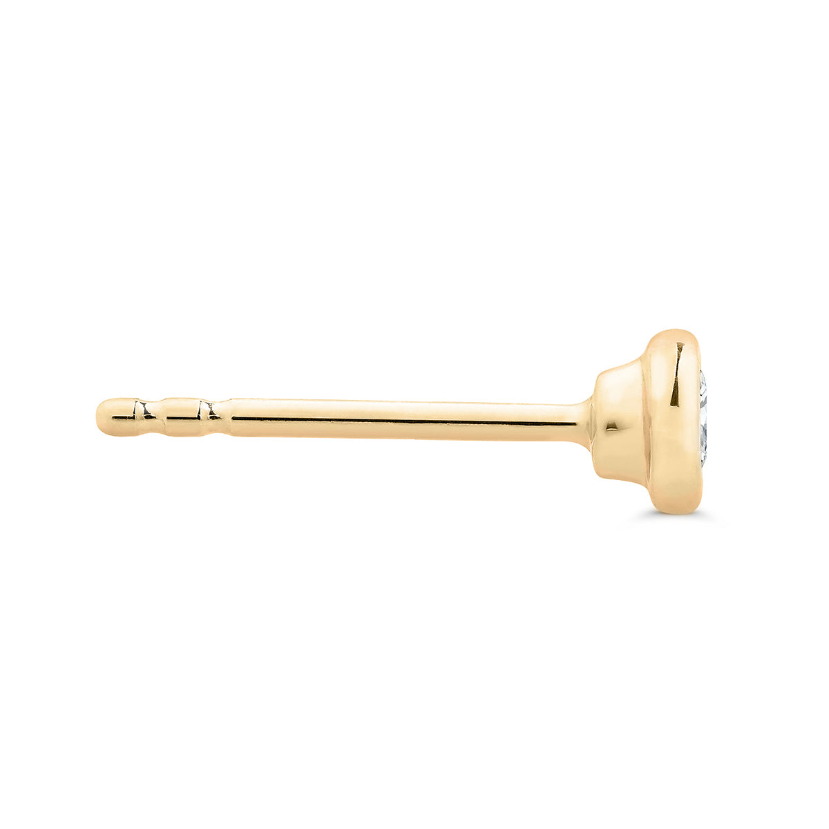 Single-Starlet Stud in 14K Gold