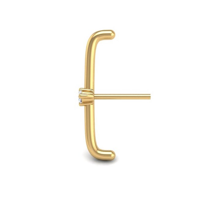 Solo Vertical Crawler in 14K Gold