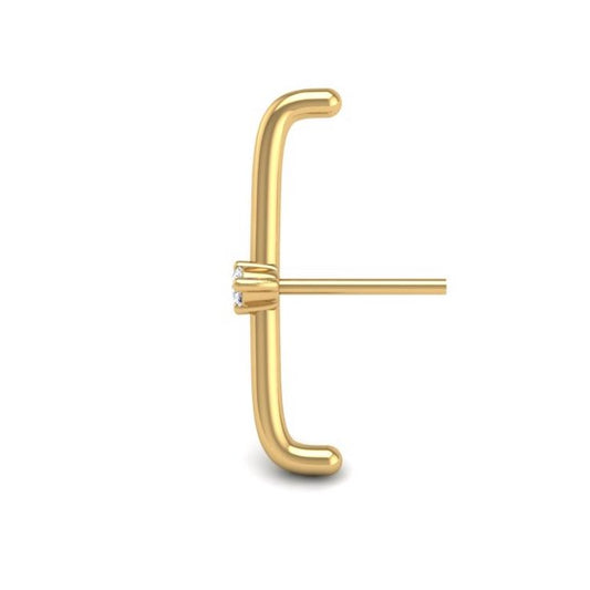 Solo Vertical Crawler in 14K Gold