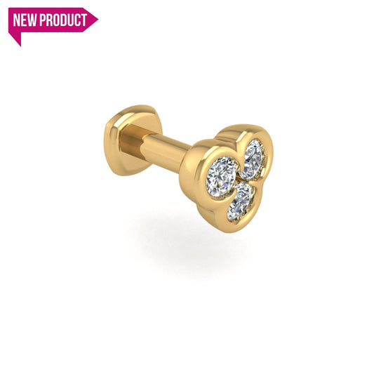 The Starlet Sisters Diamond Flat Back Stud