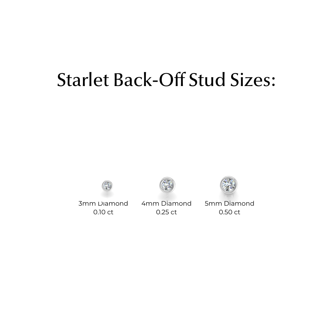 The Starlet Back-Off Stud in Sterling Silver
