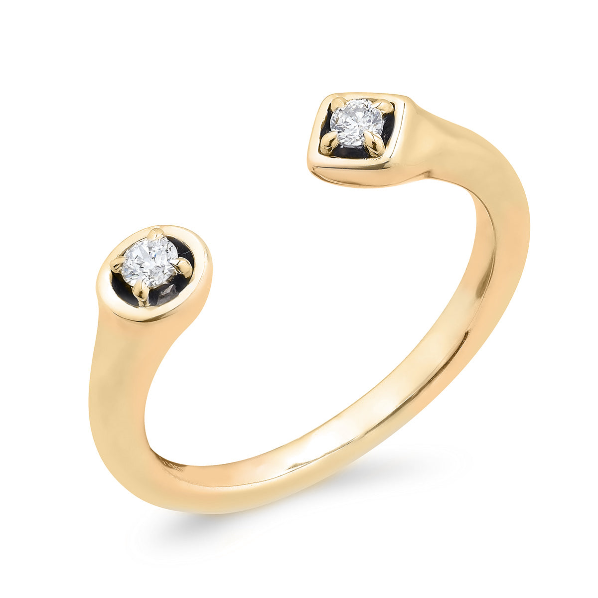 Sugar+Spice Horseshoe Ring in 14K Gold