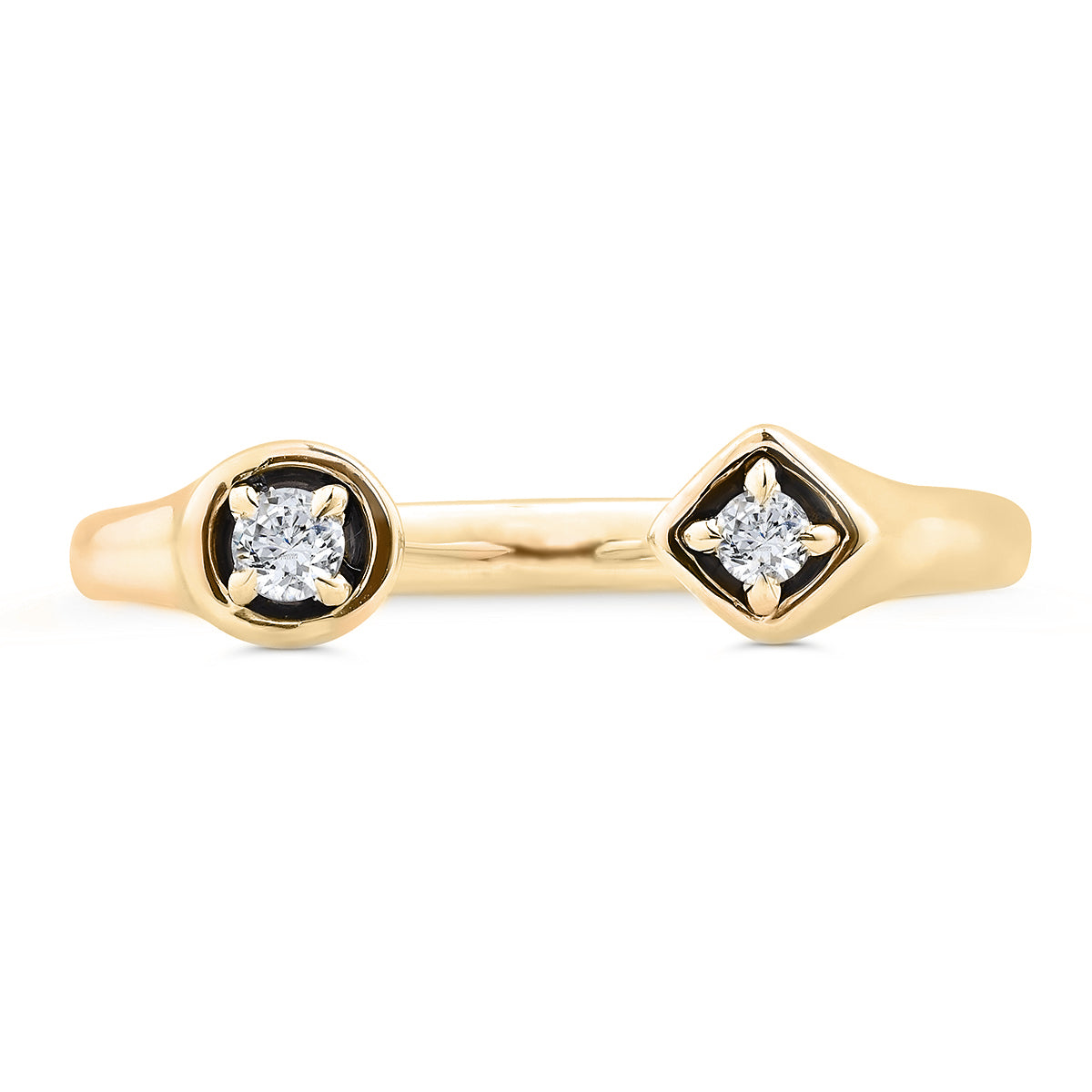 Sugar+Spice Horseshoe Ring in 14K Gold