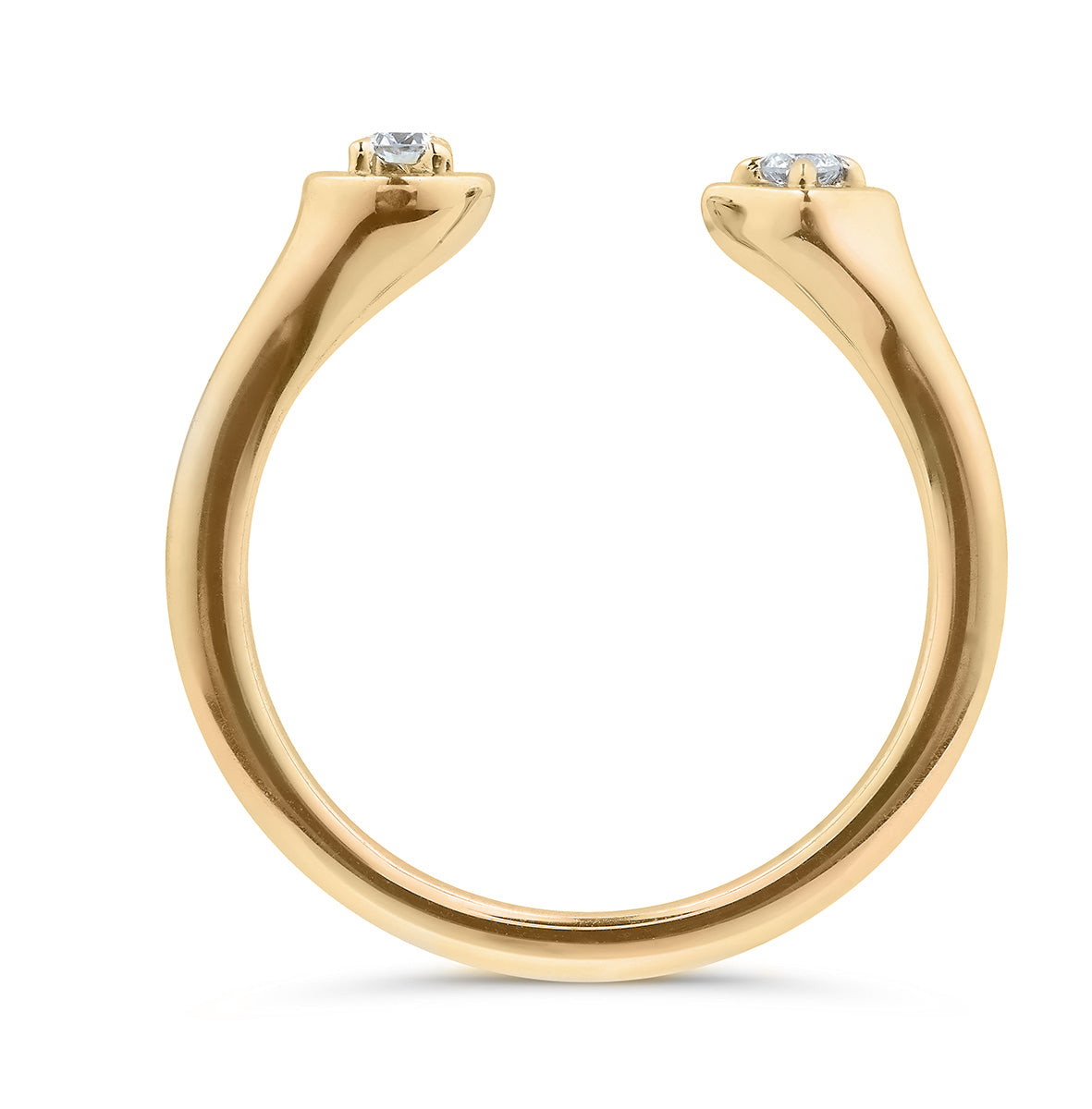Sugar+Spice Horseshoe Ring in 14K Gold
