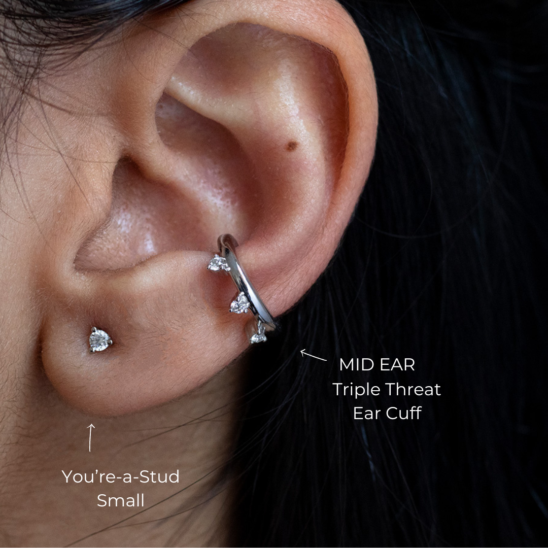 Triple-Threat Ear Cuff