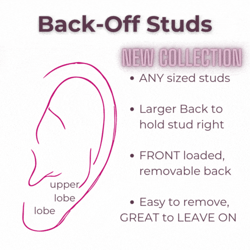 The Starlet Back-Off Stud in Sterling Silver