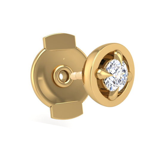 Center-of-Attention Diamond Back-Off Stud
