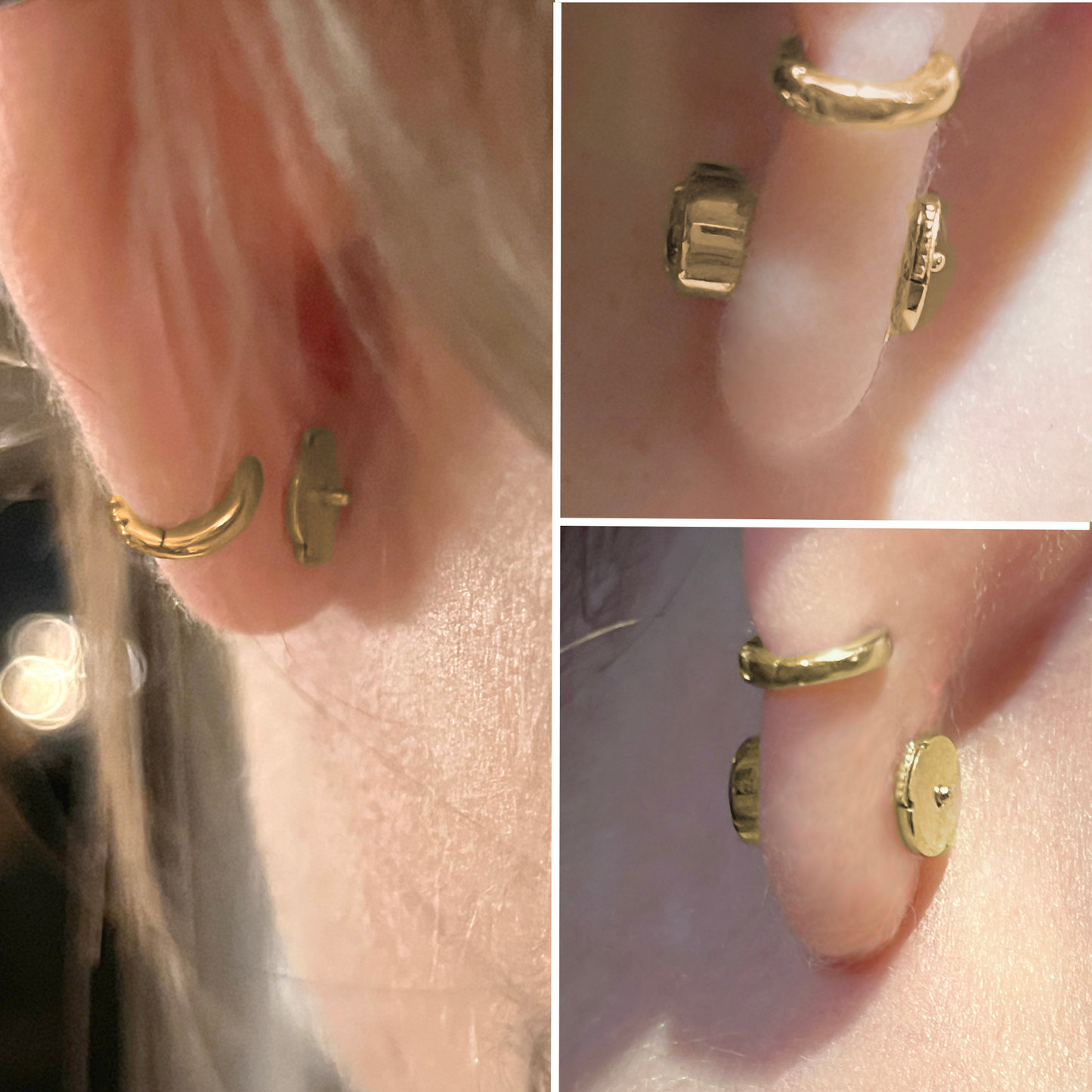 The Starlet Back-Off Stud in 14K Yellow Gold