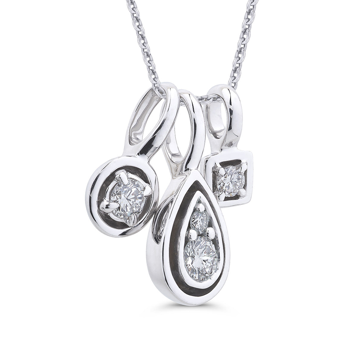 Perfect-Pear Cluster Necklace