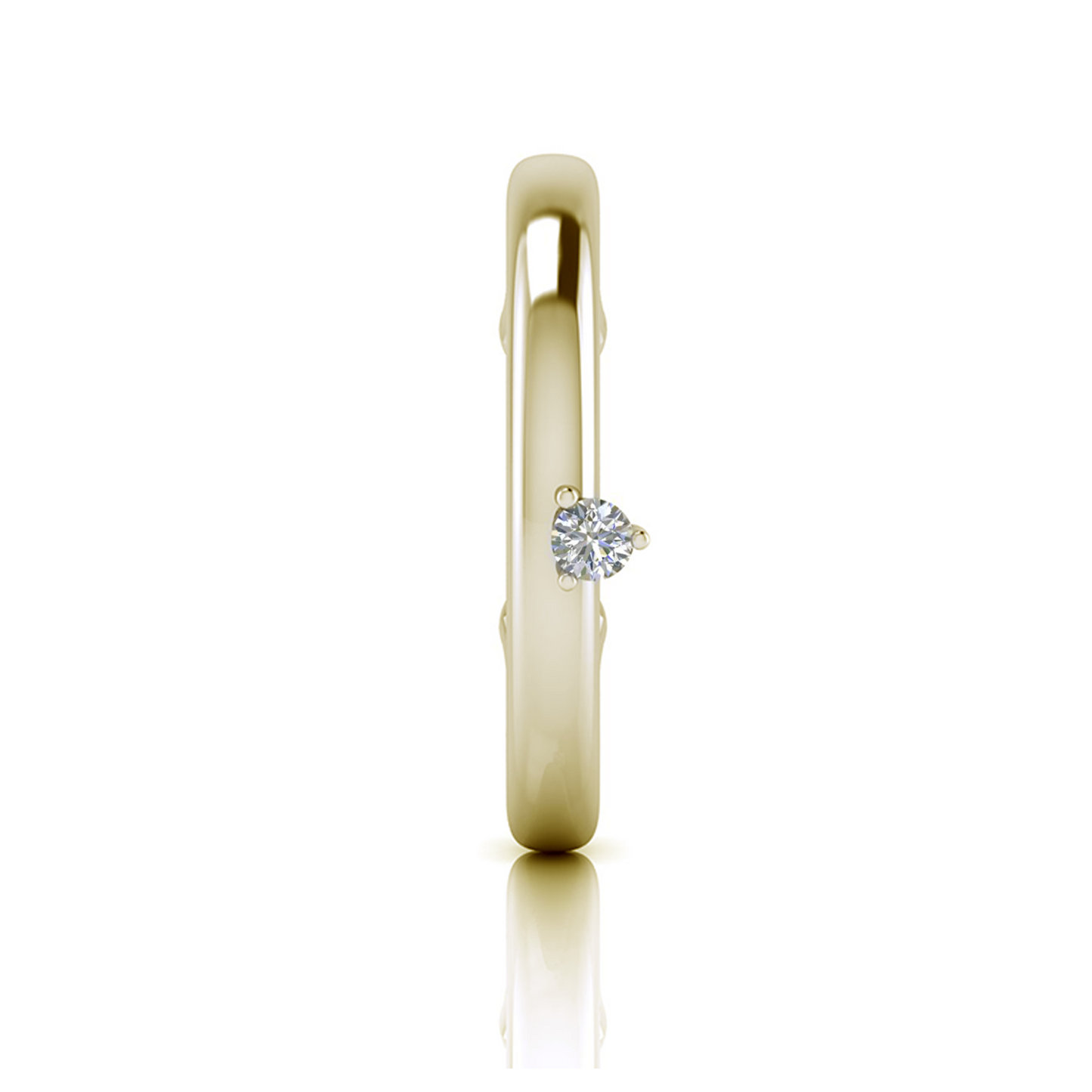 Solo Sparkle Ear Cuff in 14K Gold