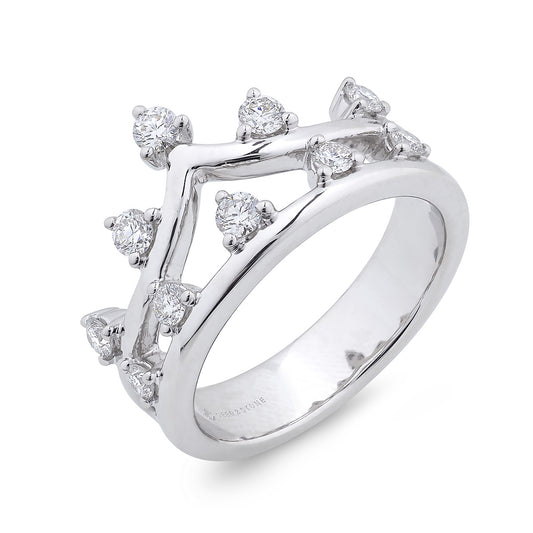 Royal Double Crown Ring