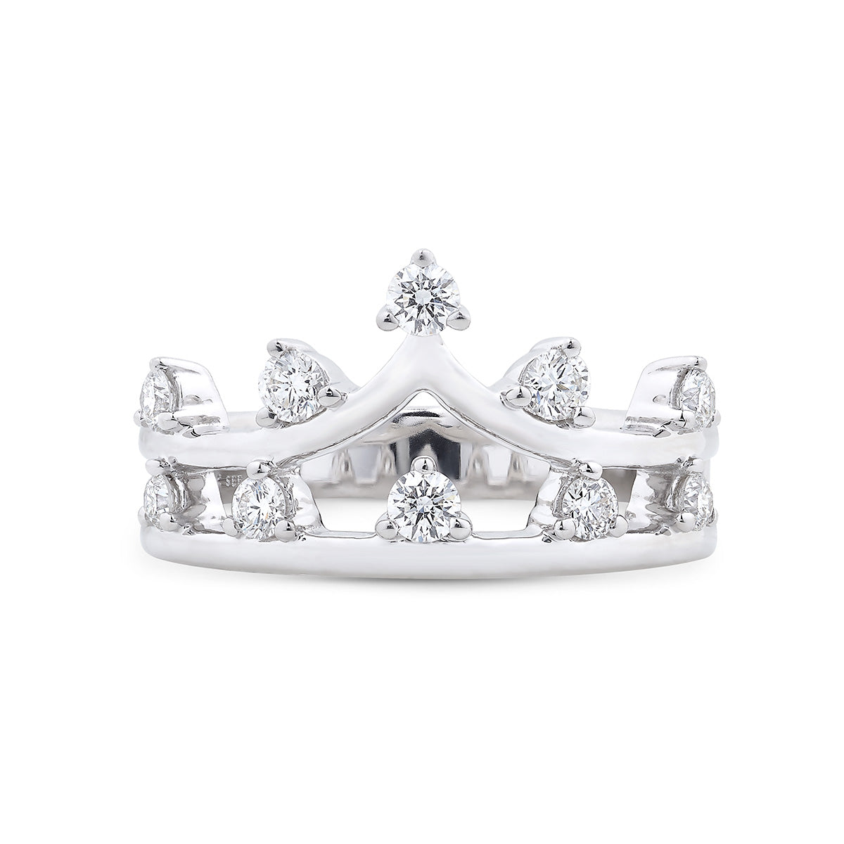 Royal Double Crown Ring
