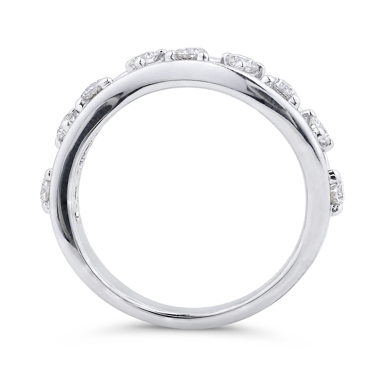 Sleek Wave Ring