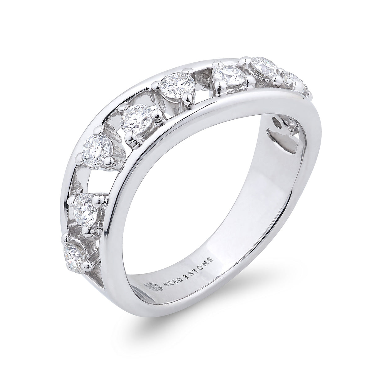 Sleek Wave Ring