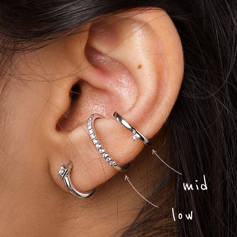 The Seasons Hottest Accessory: Lab-Grown Diamond Ear Cuffs