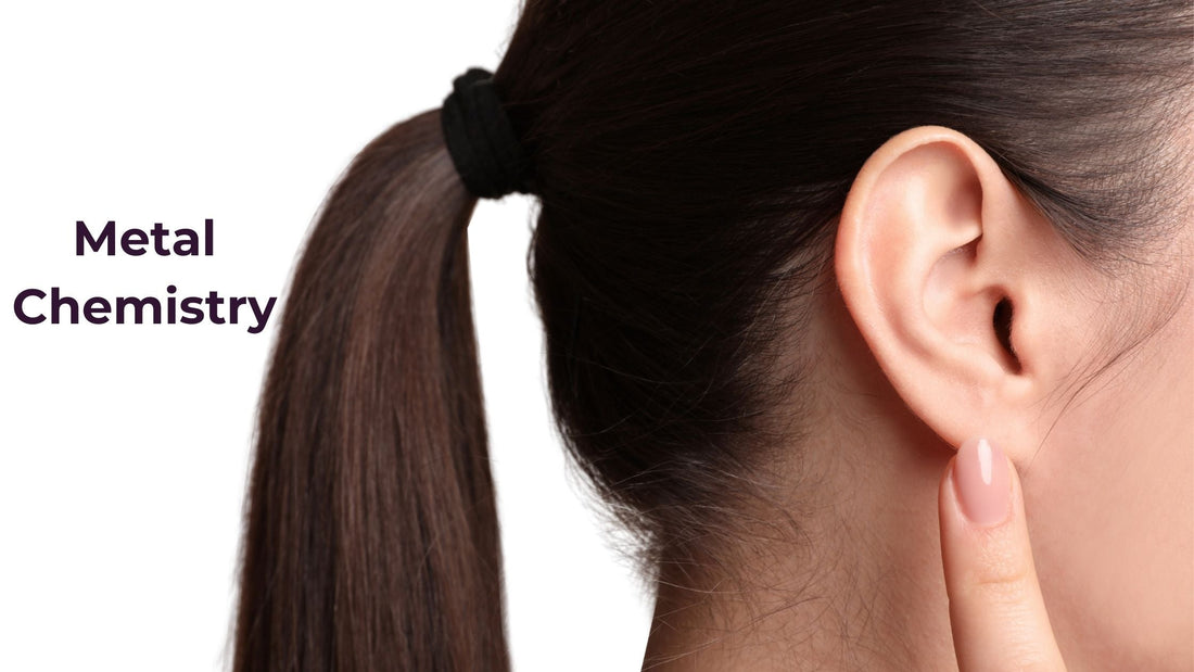 Why does some jewelry turn  your ears green? Metal Chemistry Explained!