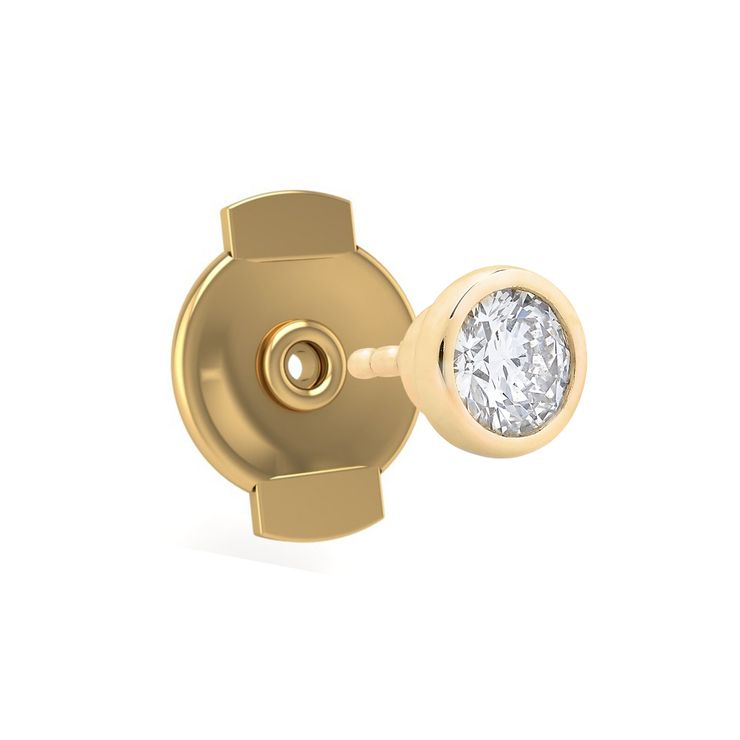 Starlet Back-Off Stud 14K Yellow Gold