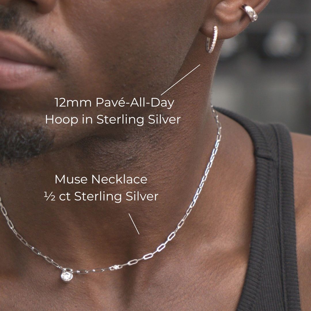 Muse Bezel Necklace
