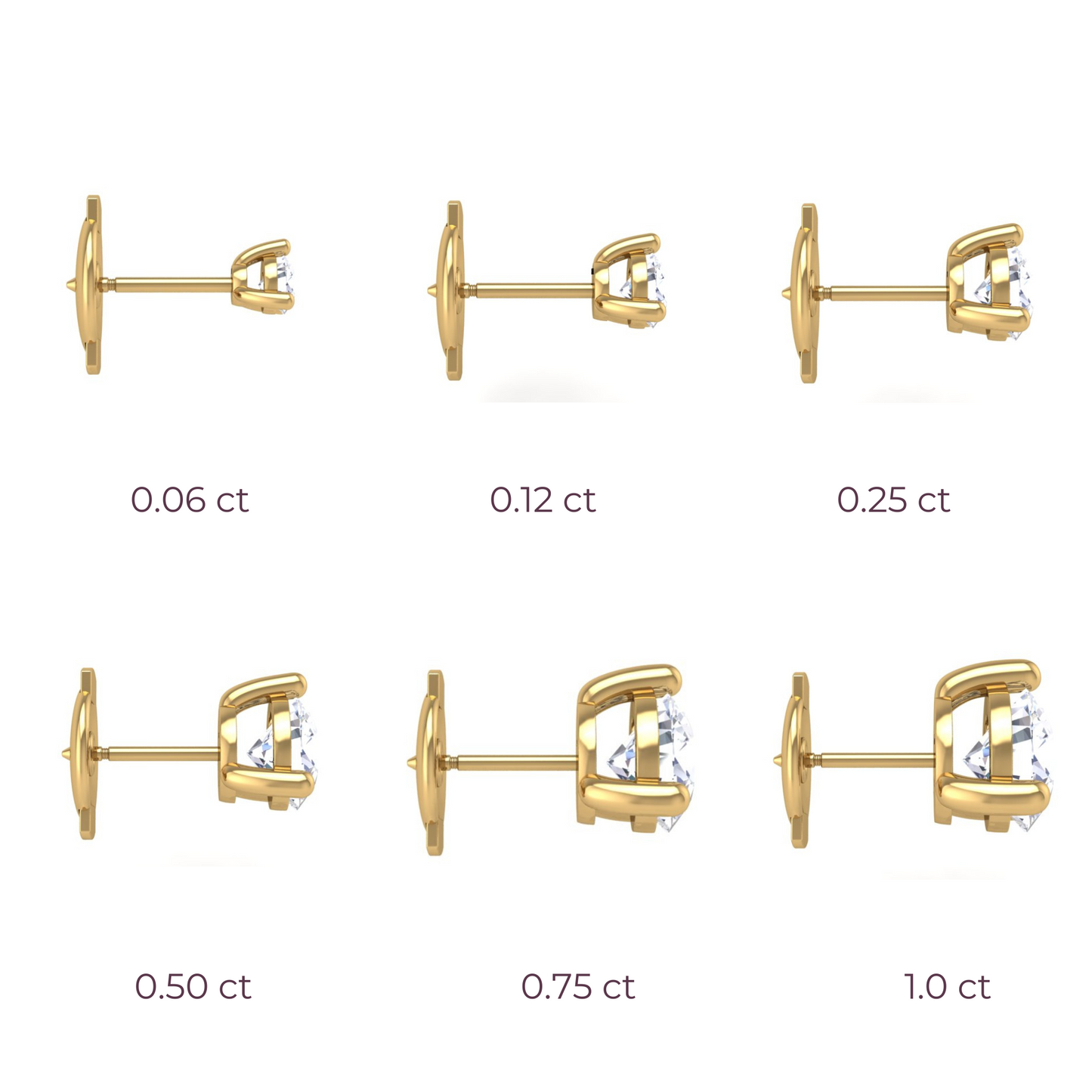 You're-a-Stud Back-Off 14K Yellow Gold