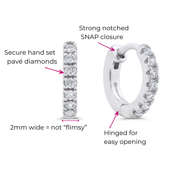 Hoop Sizing Tool | Pavé-All-Day, Big-O & Twin Solo Hoops