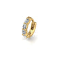 The Big-O  Single Hoop in 14K Yellow Gold
