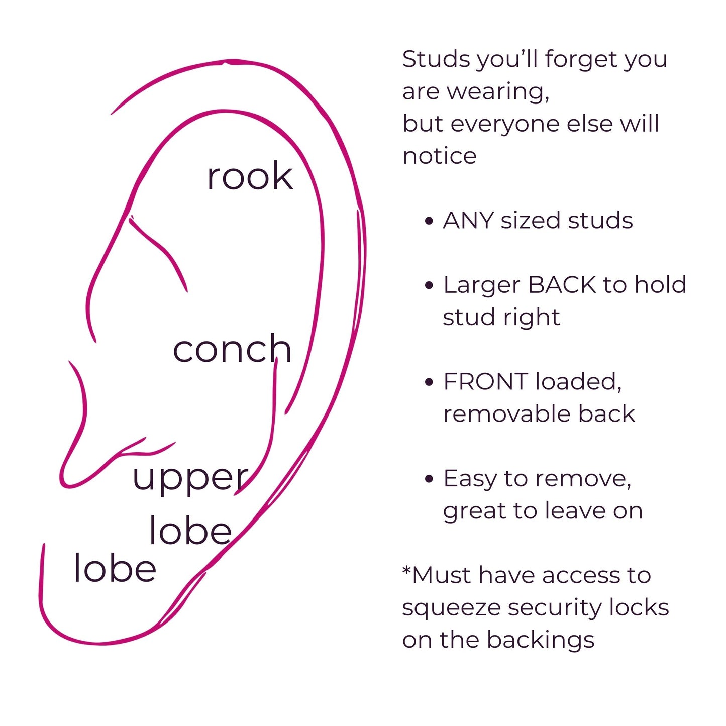 The Starlet Diamond Back-Off Stud