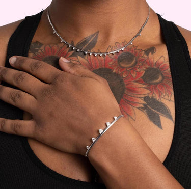 Super Spiky Diamond Slide Bracelet