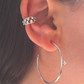 Double-Wave Diamond Mid Ear Cuff