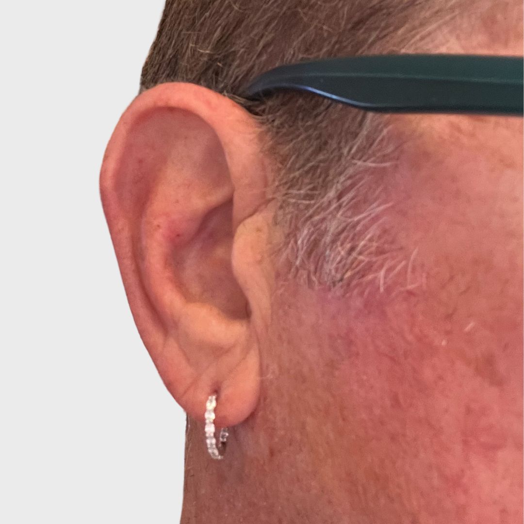 The Big-O  Single Hoop in 14K Yellow Gold