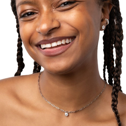 Muse Bezel Necklace