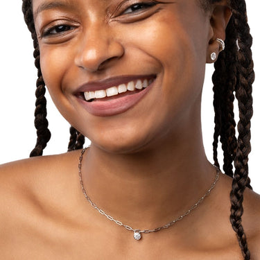 Muse Diamond Bezel Necklace