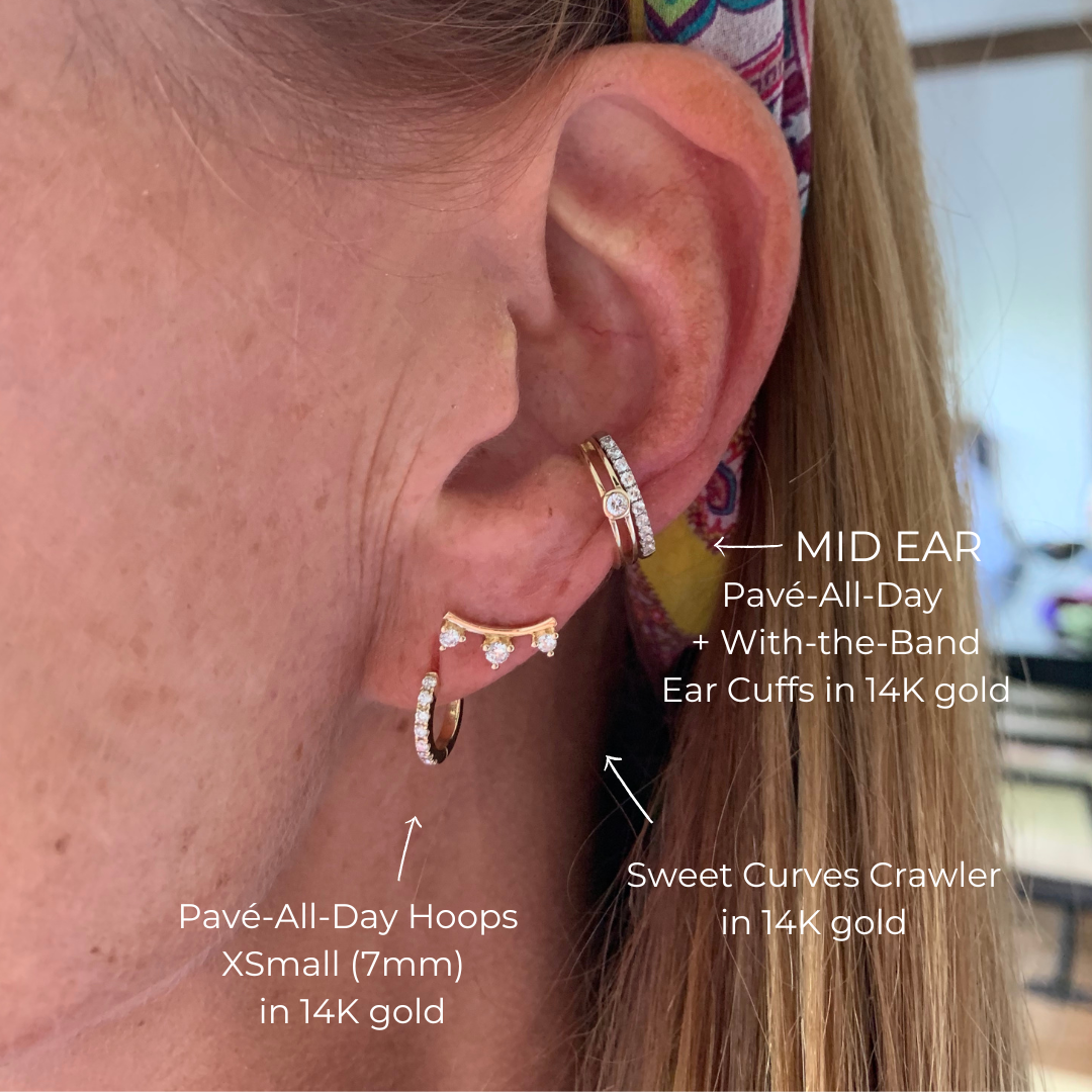 Pavé-All-Day Ear Cuff