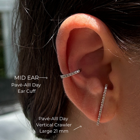 Pavé-All-Day Diamond Ear Cuff
