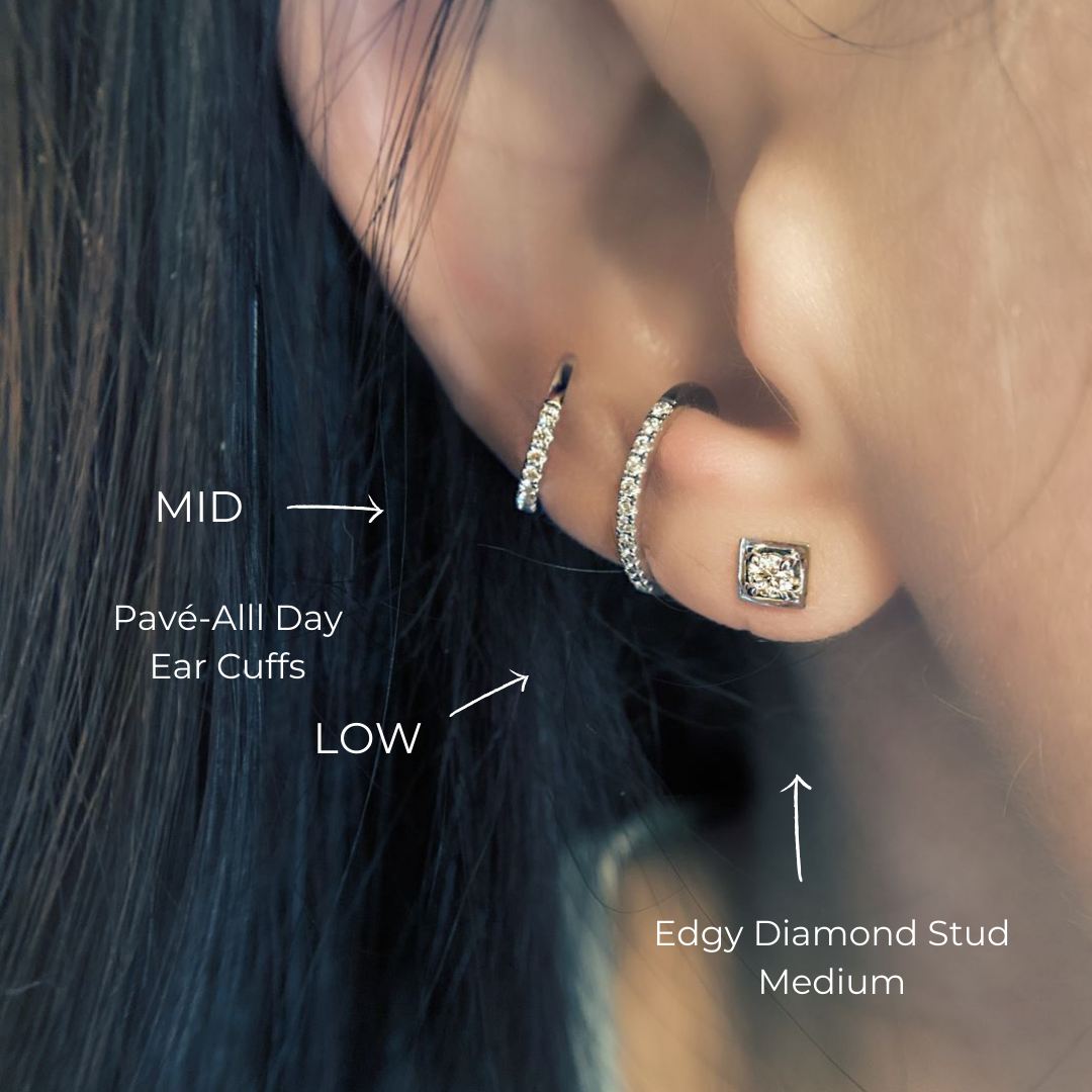 Pavé-All-Day Diamond Ear Cuff