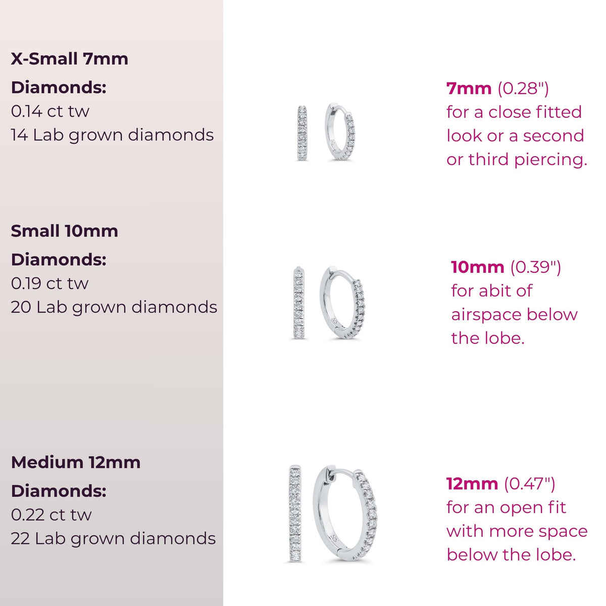 Pavé-All-Day Diamond Hoops
