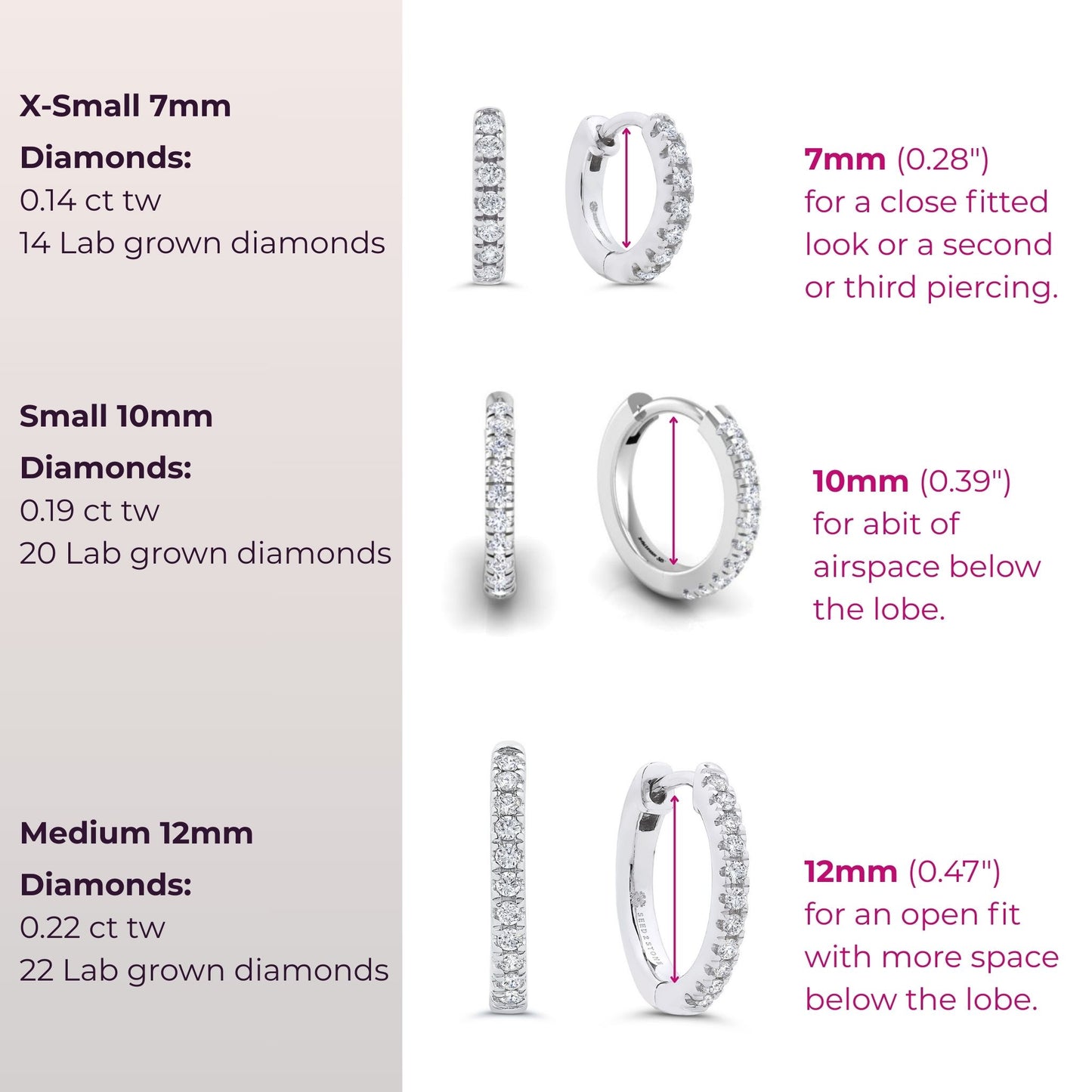 Pavé-All-Day Diamond Hoops