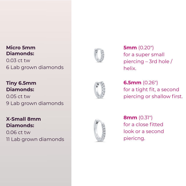 Pavé-All-Day Diamond Single Hoop