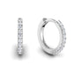 Pavé-All-Day Diamond Hoops