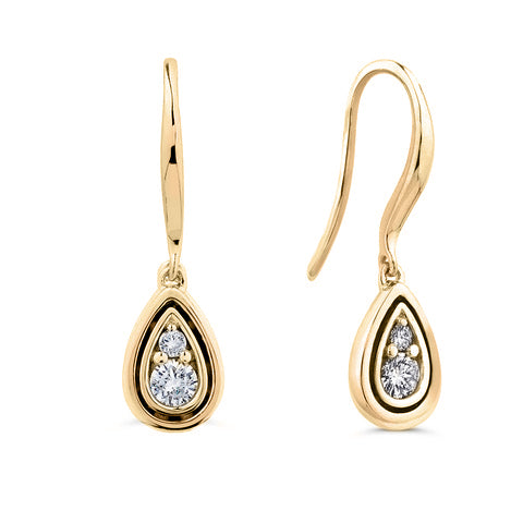 Perfect-Pear Earrings in 14K Gold